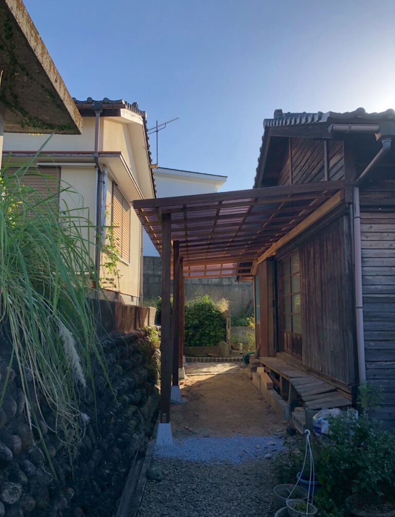 延岡市｜縁側の屋根修理