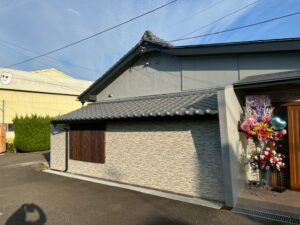 都農町｜店舗玄関・外壁リニューアル